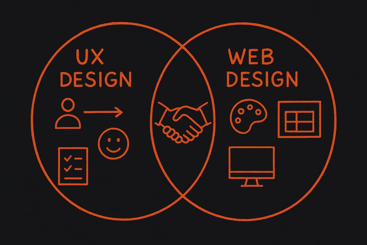 Core Goals and Focus Areas: UX vs. Web Design