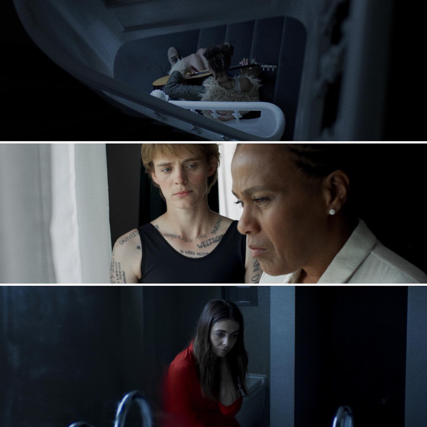 Models posing for photo