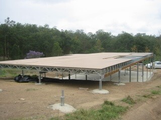 Ohana plumbing staff in front of the plumbing vehicle.