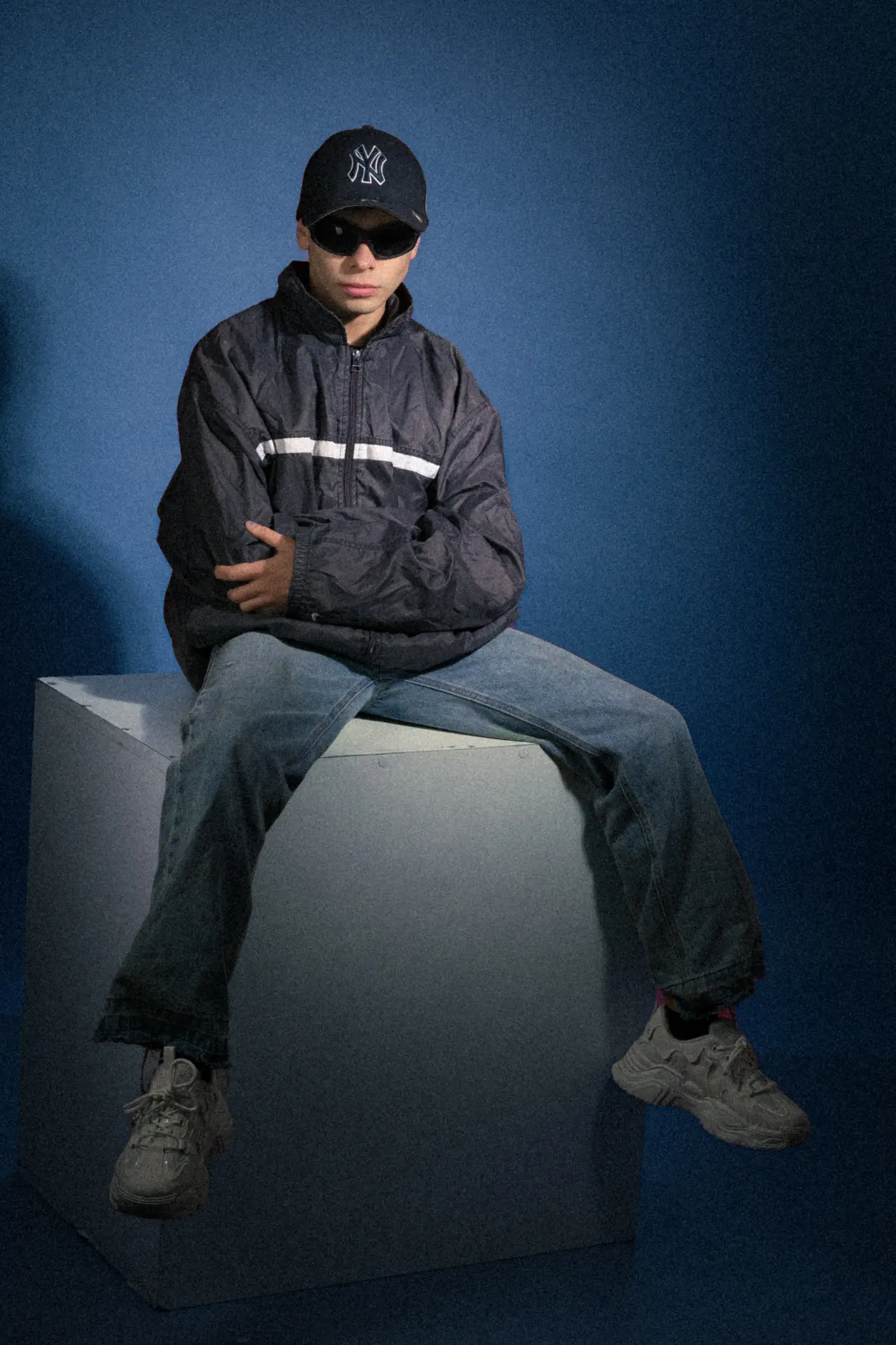 a woman with flowers