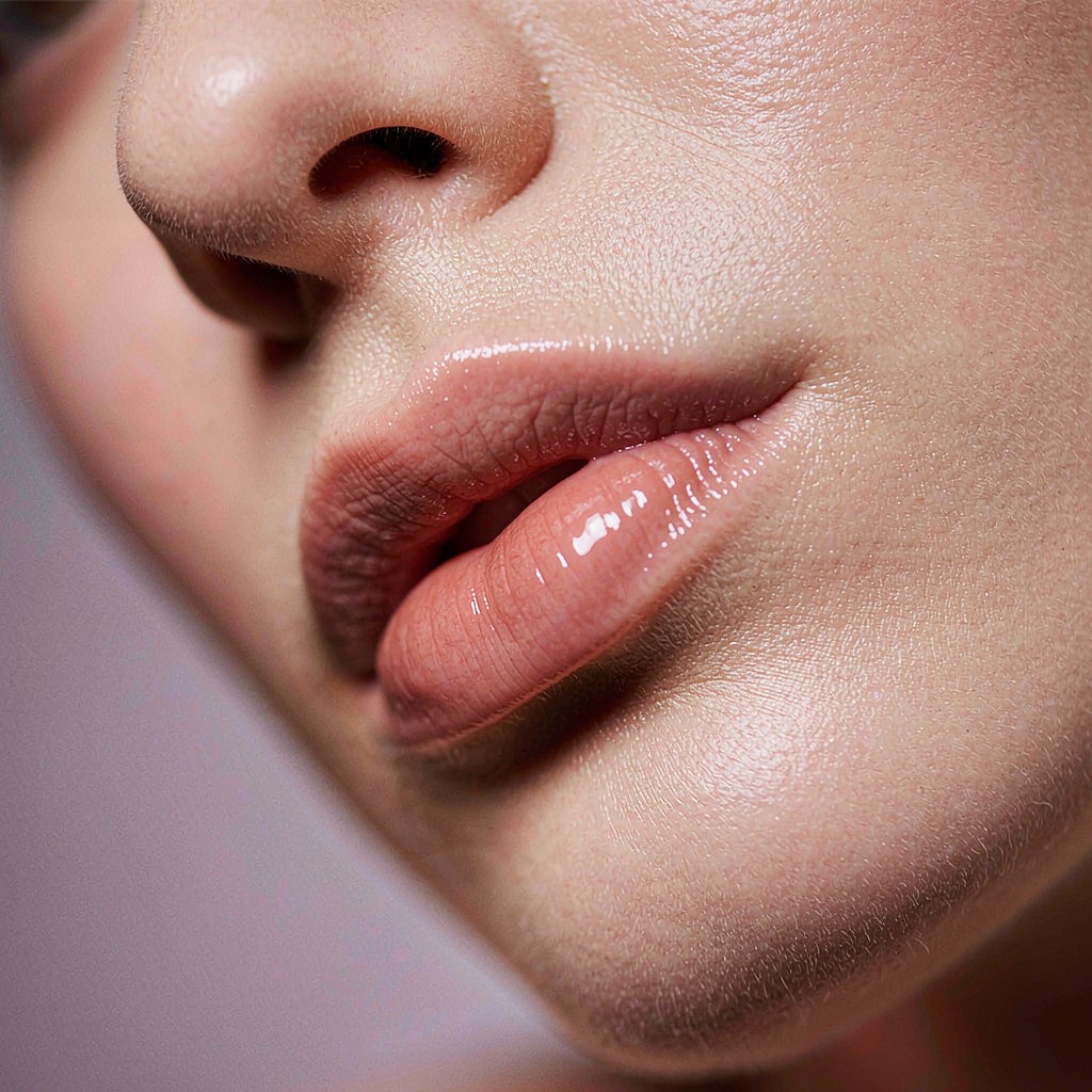 High-Shine Plumping Lip Gloss — on skin