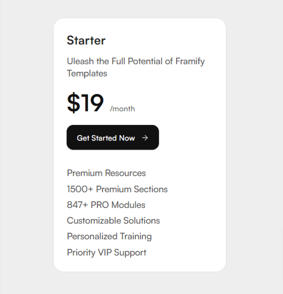 Framer Sidebar Component