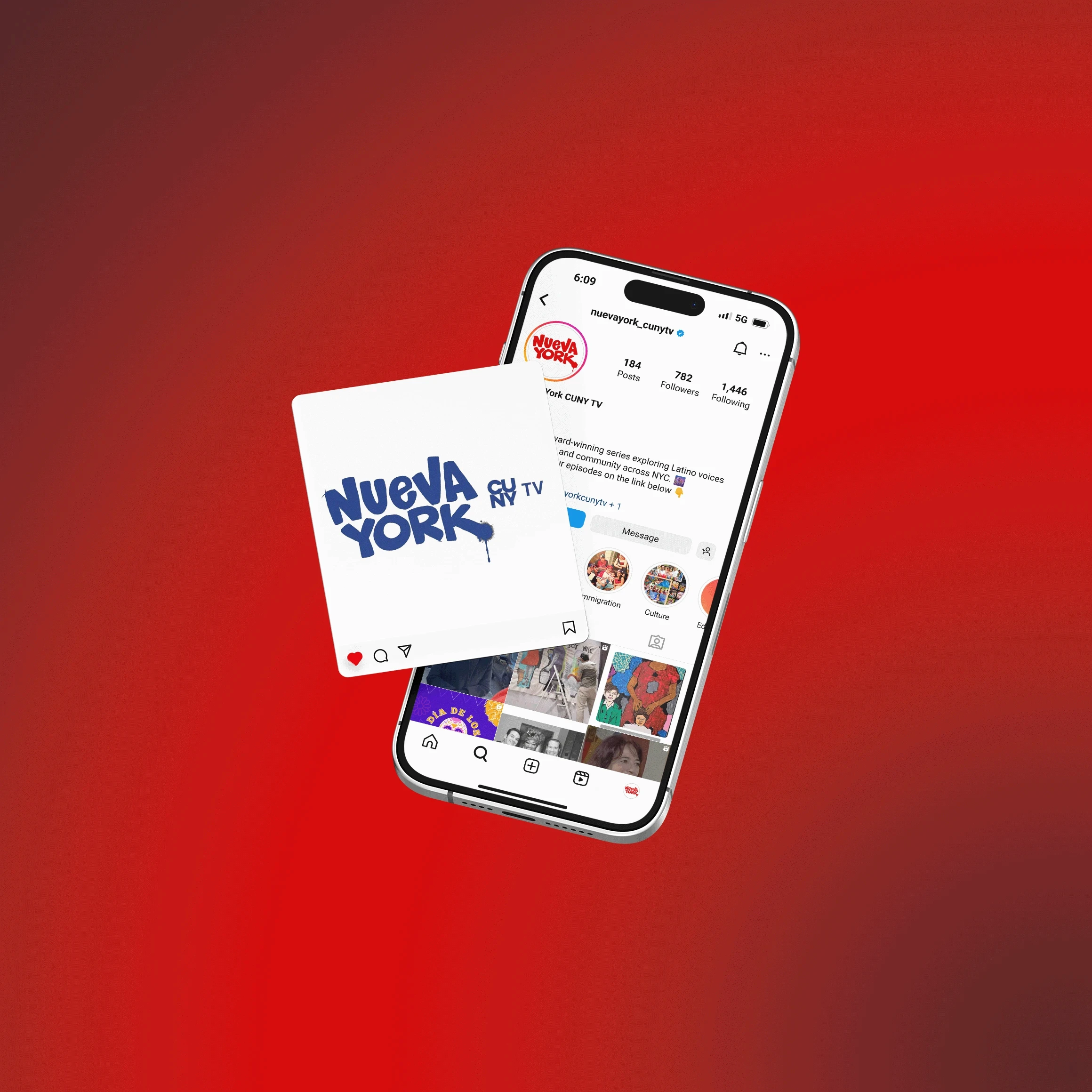 Nueva York's Instagram Page - Social Media