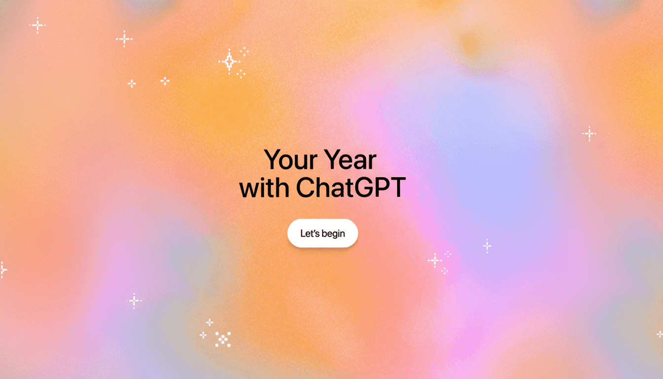 ChatGPT, 연말 결산 기능 출시