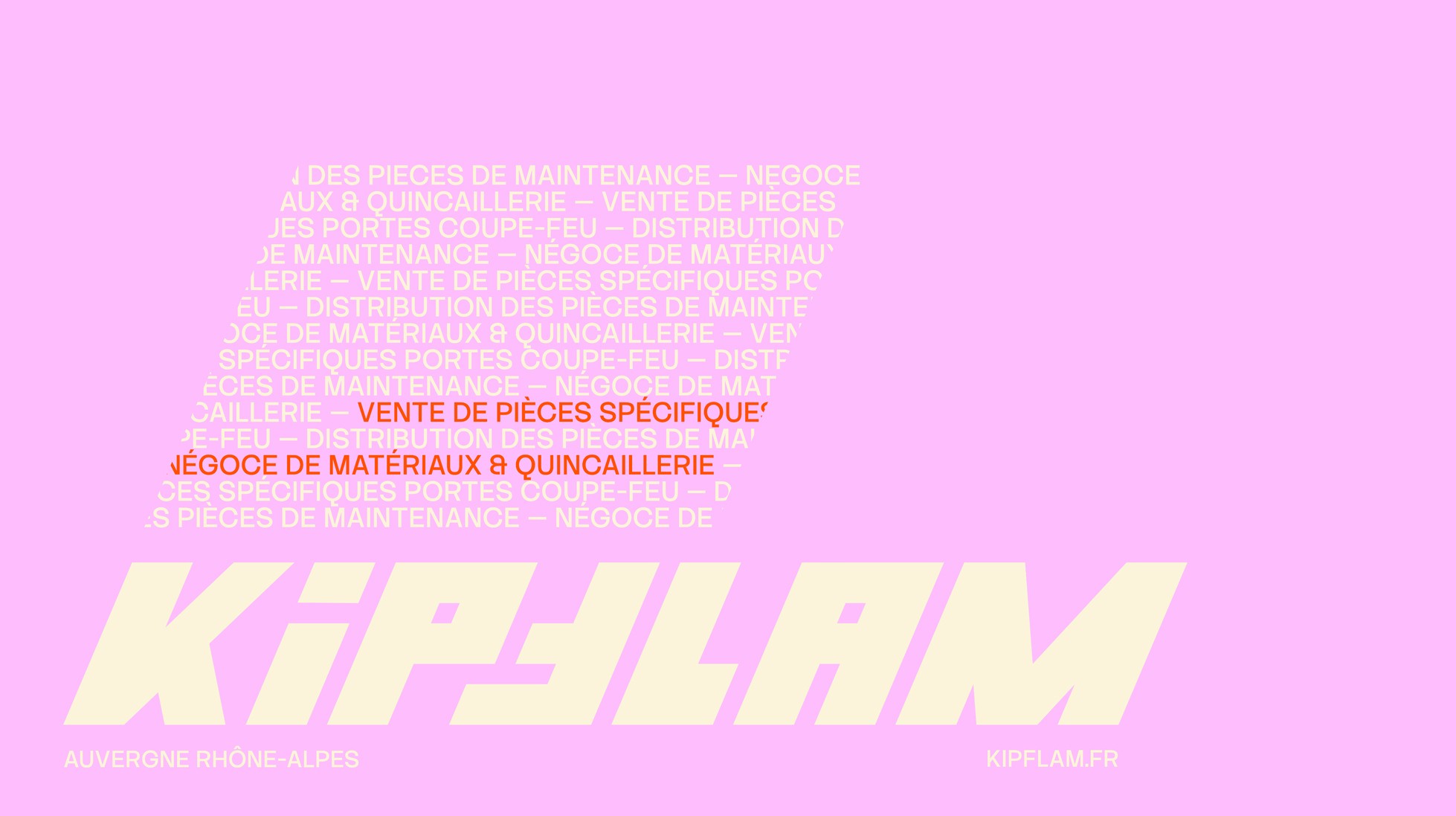 Vente de pièces spécifiques. Négoce de matériaux & quincaillerie. Kipflam, Auvergne-Rhône-Alpes