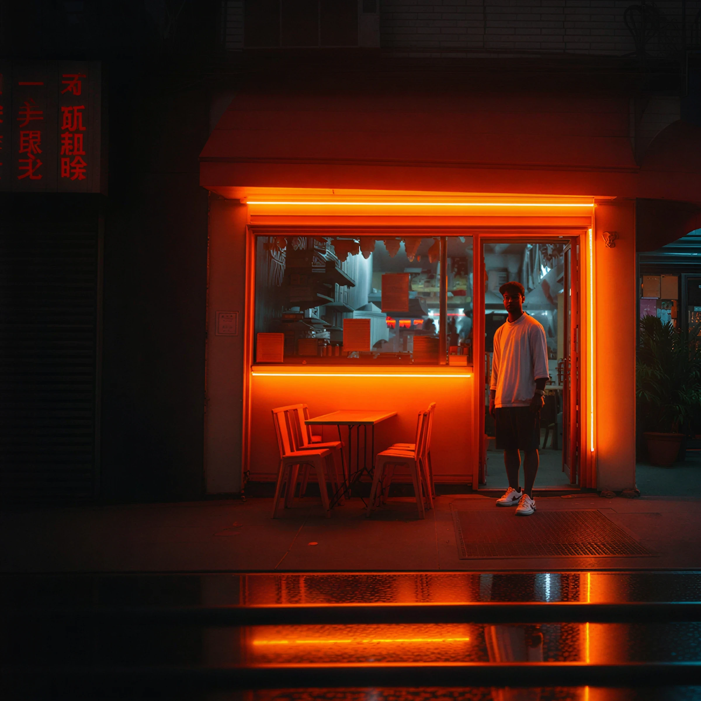 Neon night restaurant-Creer site web bordeaux