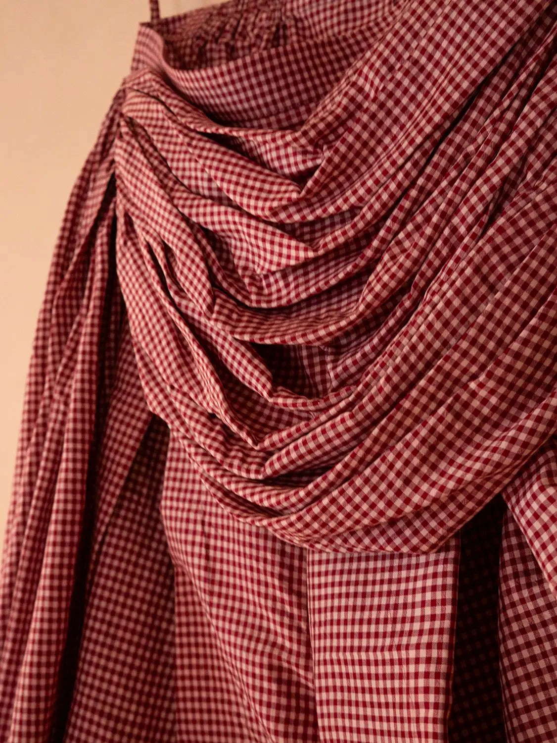 ANTARIYA VII is a one of a kind drape pant, handcrafted in house from repurposed pure silk and saree borders.