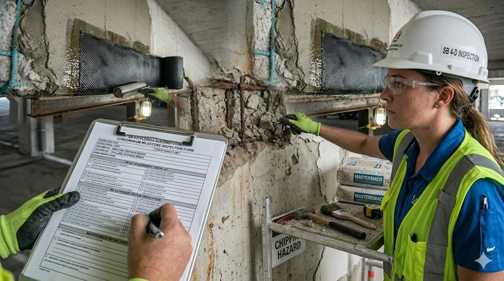 Condo milestone inspection repair support for a Fort Lauderdale condominium building — Planet Construction FL