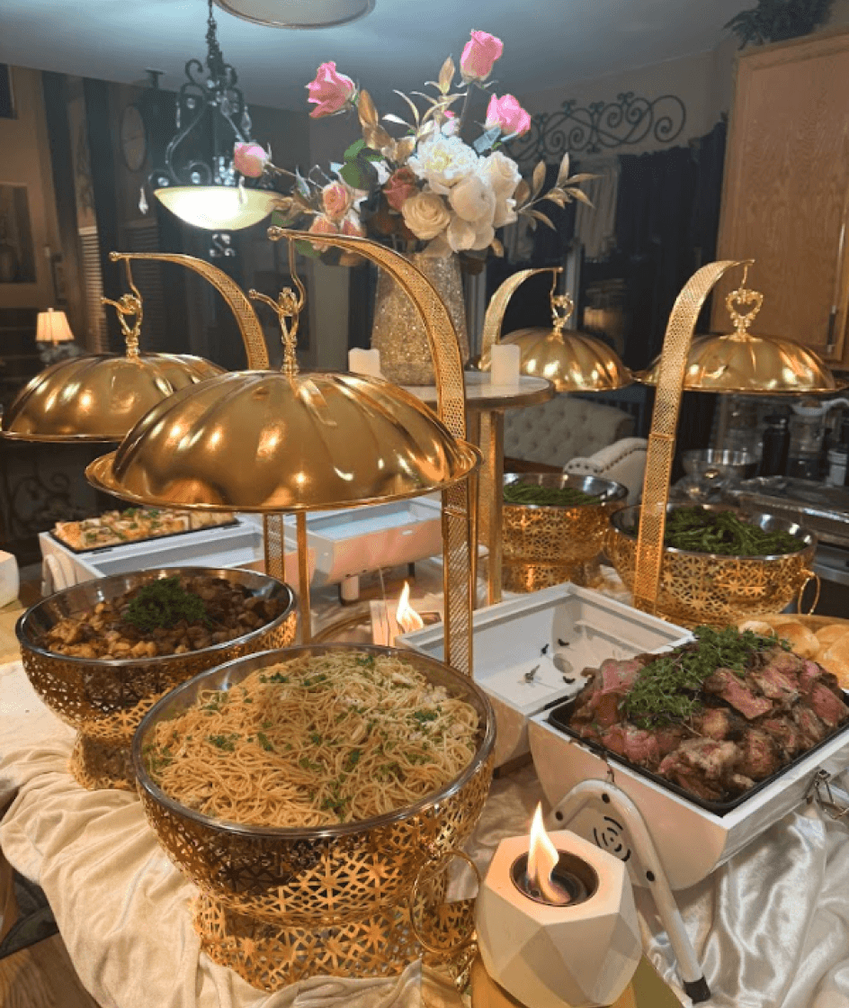 Buffet display at event