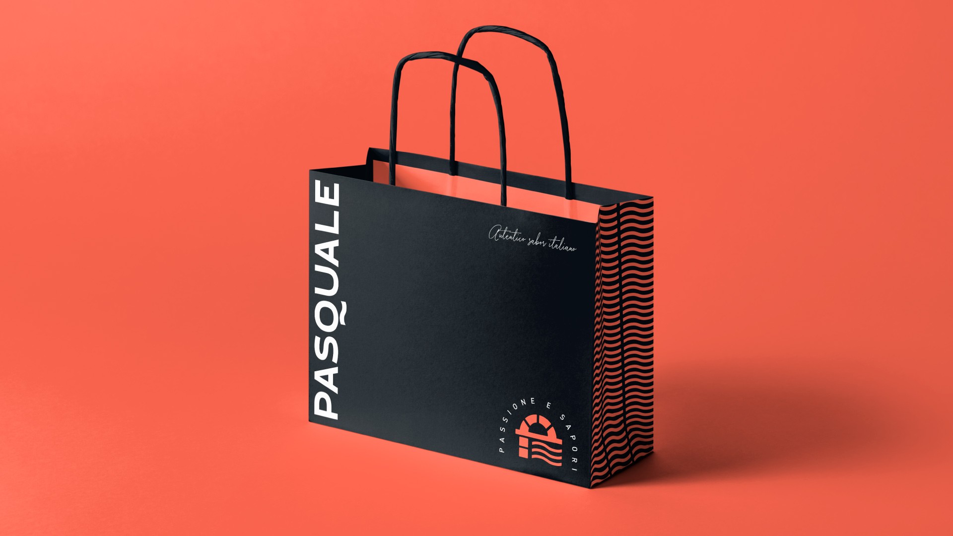 Diseño de empaques premium para pizzas Pasquale – Lagom Studio, especialistas en packaging.