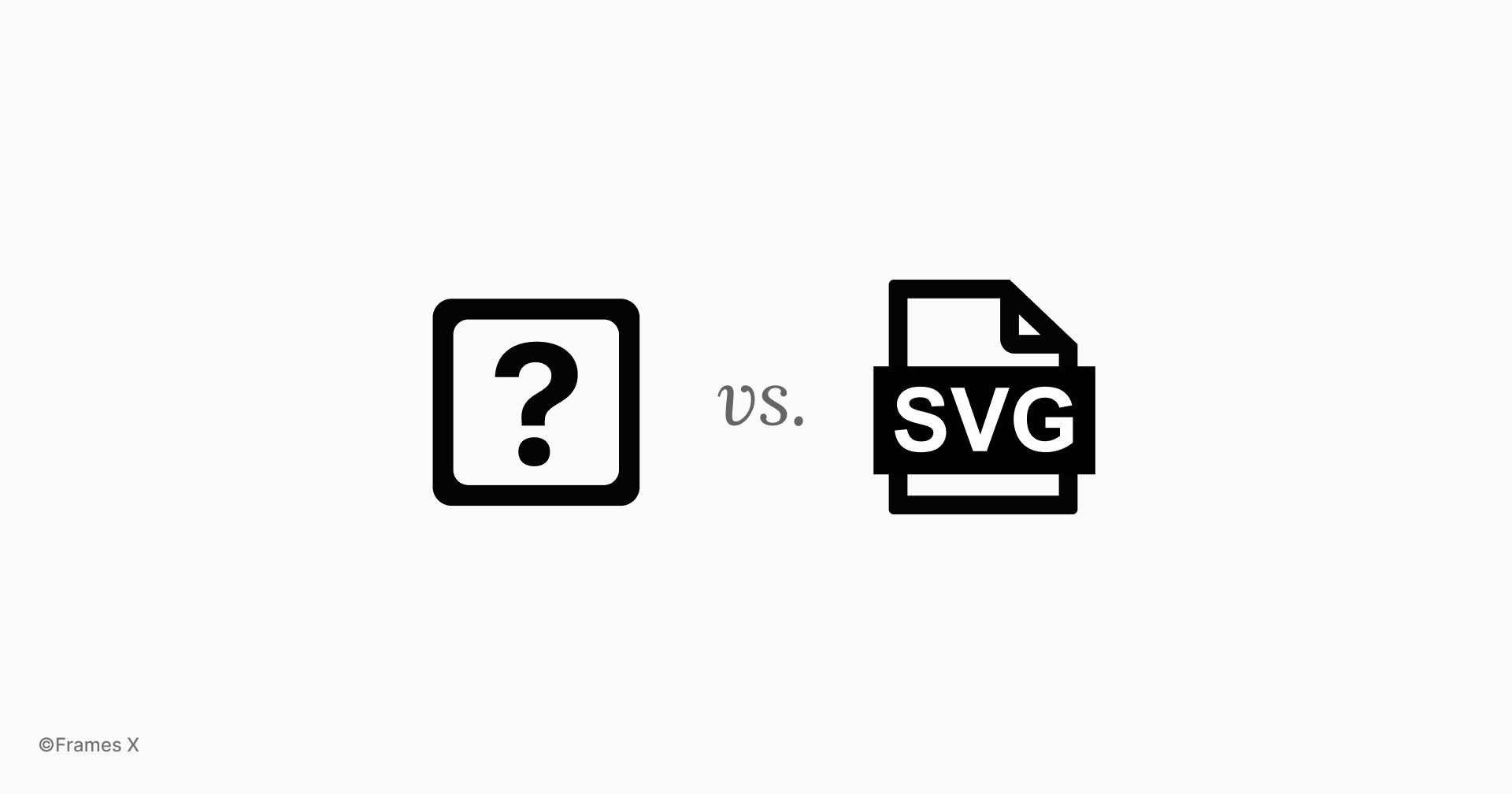 Unicode Symbols vs SVG icons