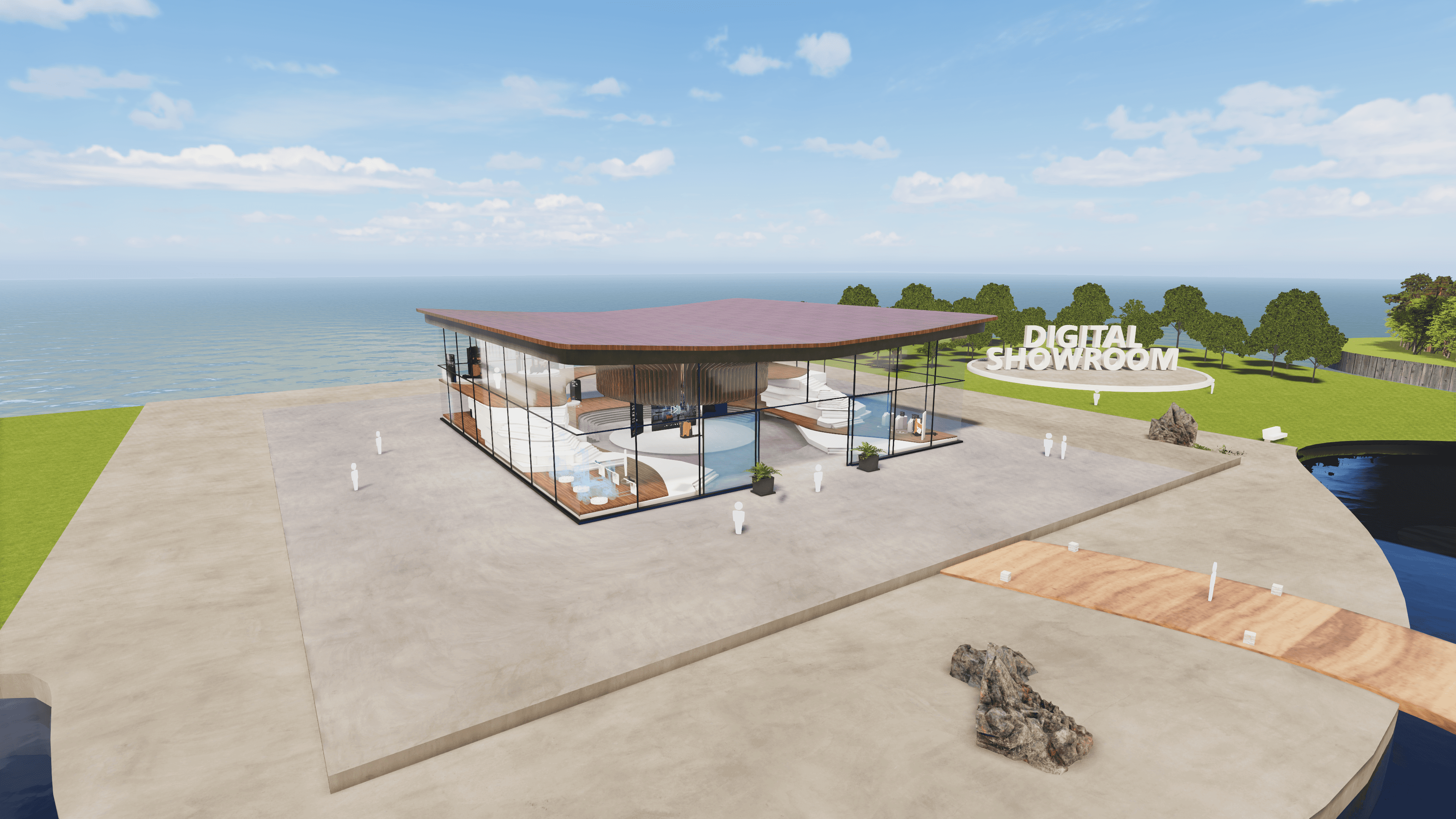 3D render of Toyota Material Handlings Virtual Showroom