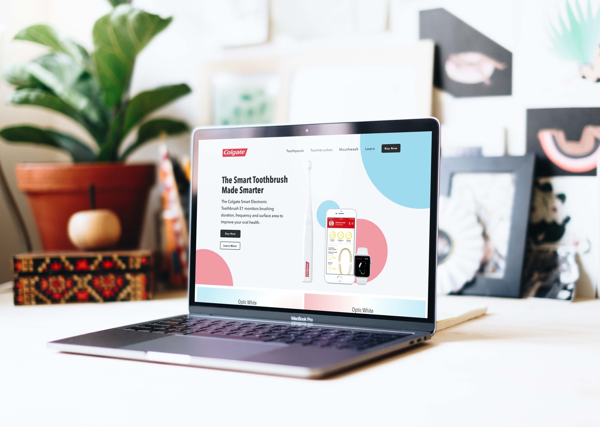 Unsolicited redesign of Colgate’s website by Jeff Shibasaki