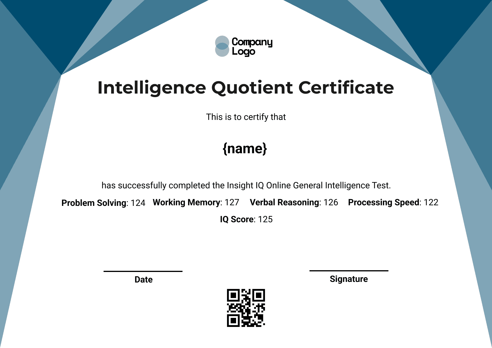 Wauld - Professional and attractive green recognition badge template