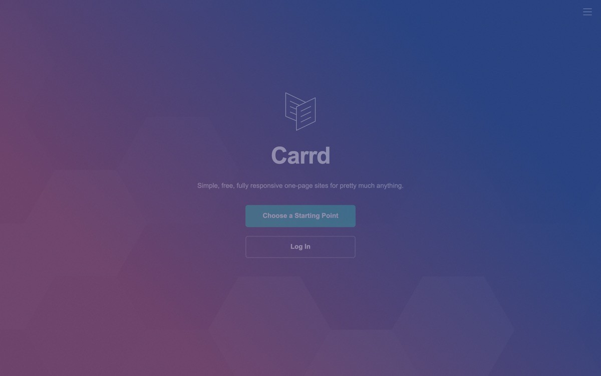 Best No Code SaaS Landing Page with Carrd