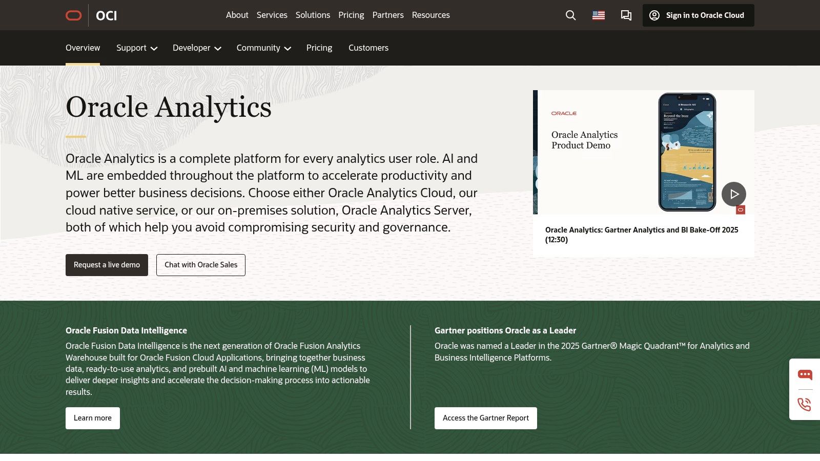 Oracle Analytics Cloud (OAC)