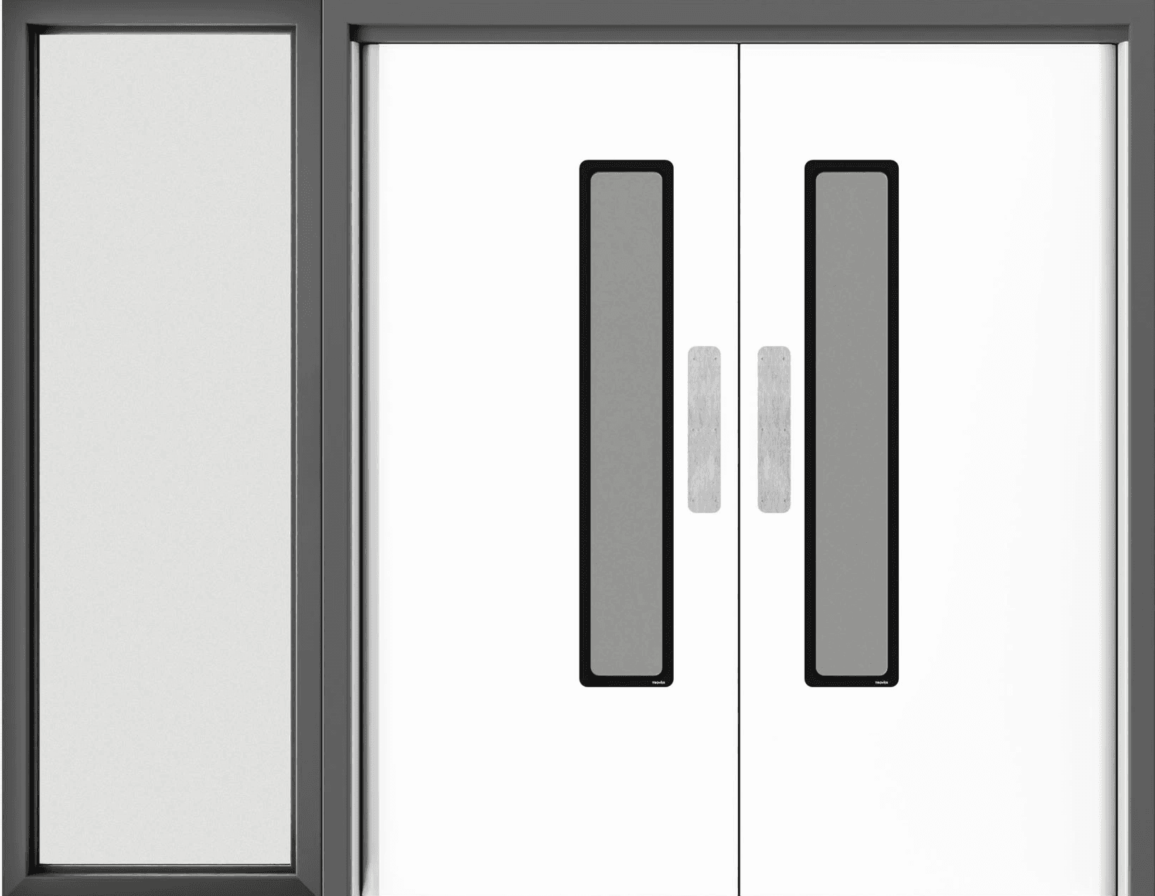 Fire-rated Hygidoor and Fire-rated Hygiscreen without Integral Blinds
