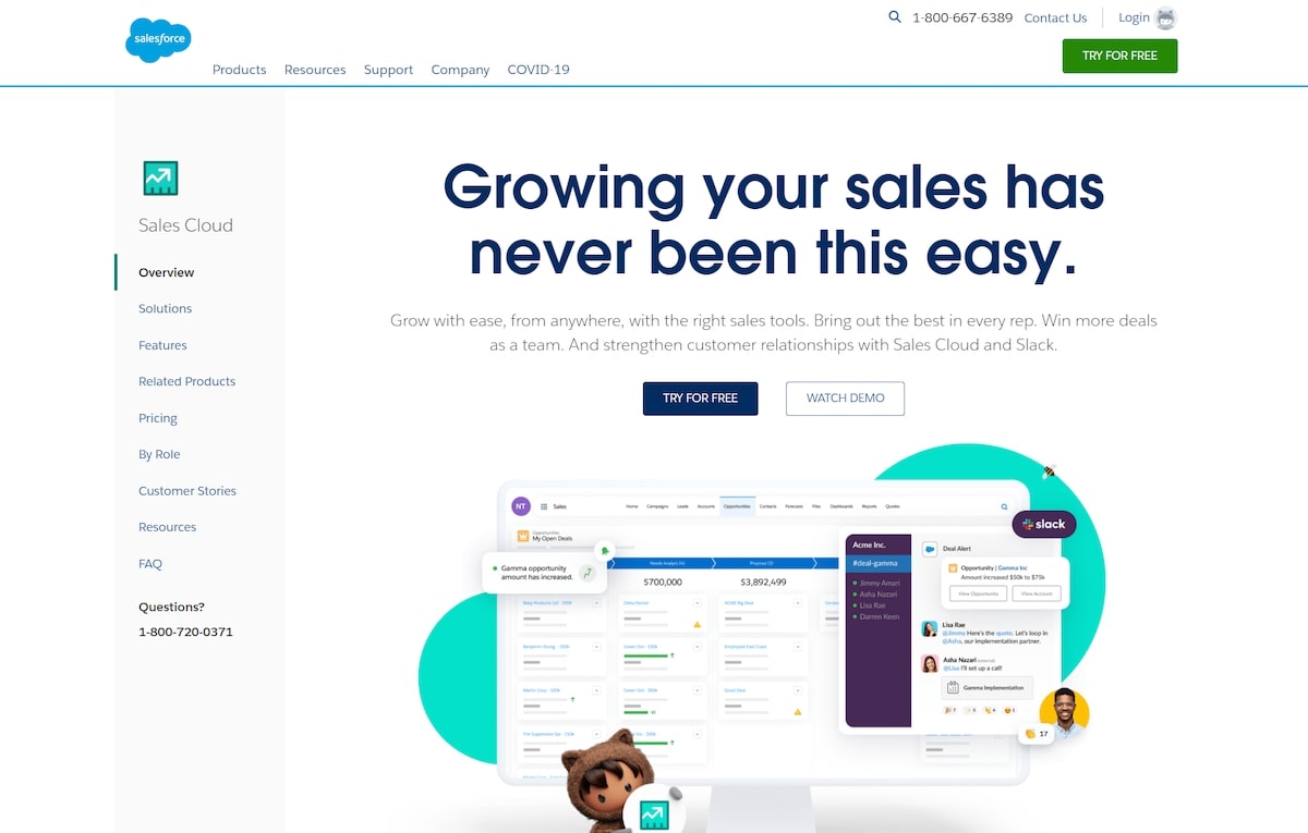 Intercom apps: Salesforce