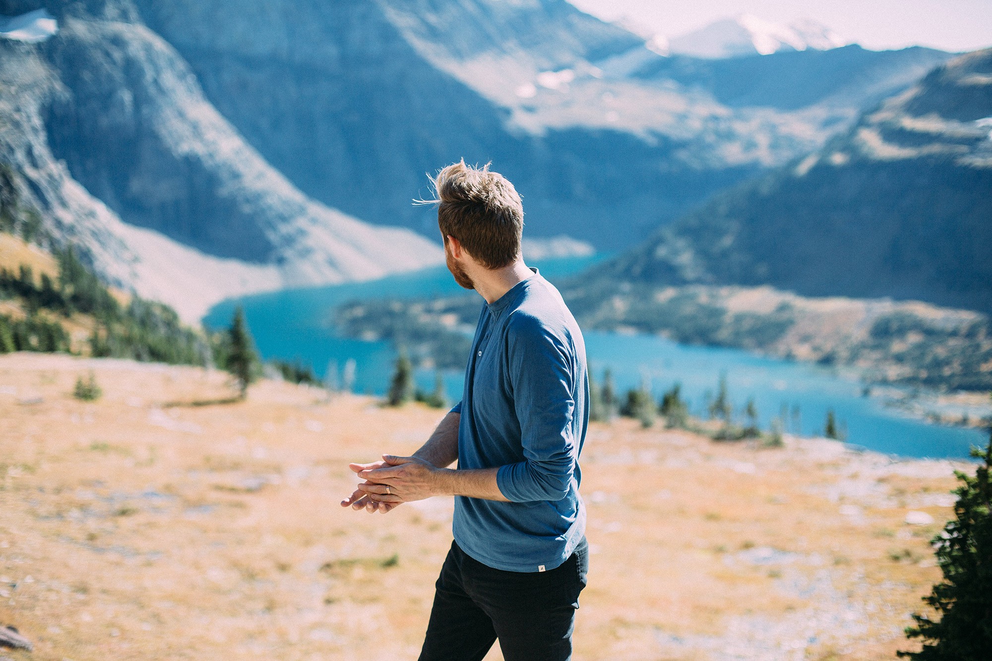 Jesse W Spencer Breach & Bellow Portrait Glacier National Park Photo