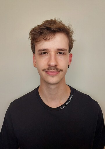 man in black button-up shirt