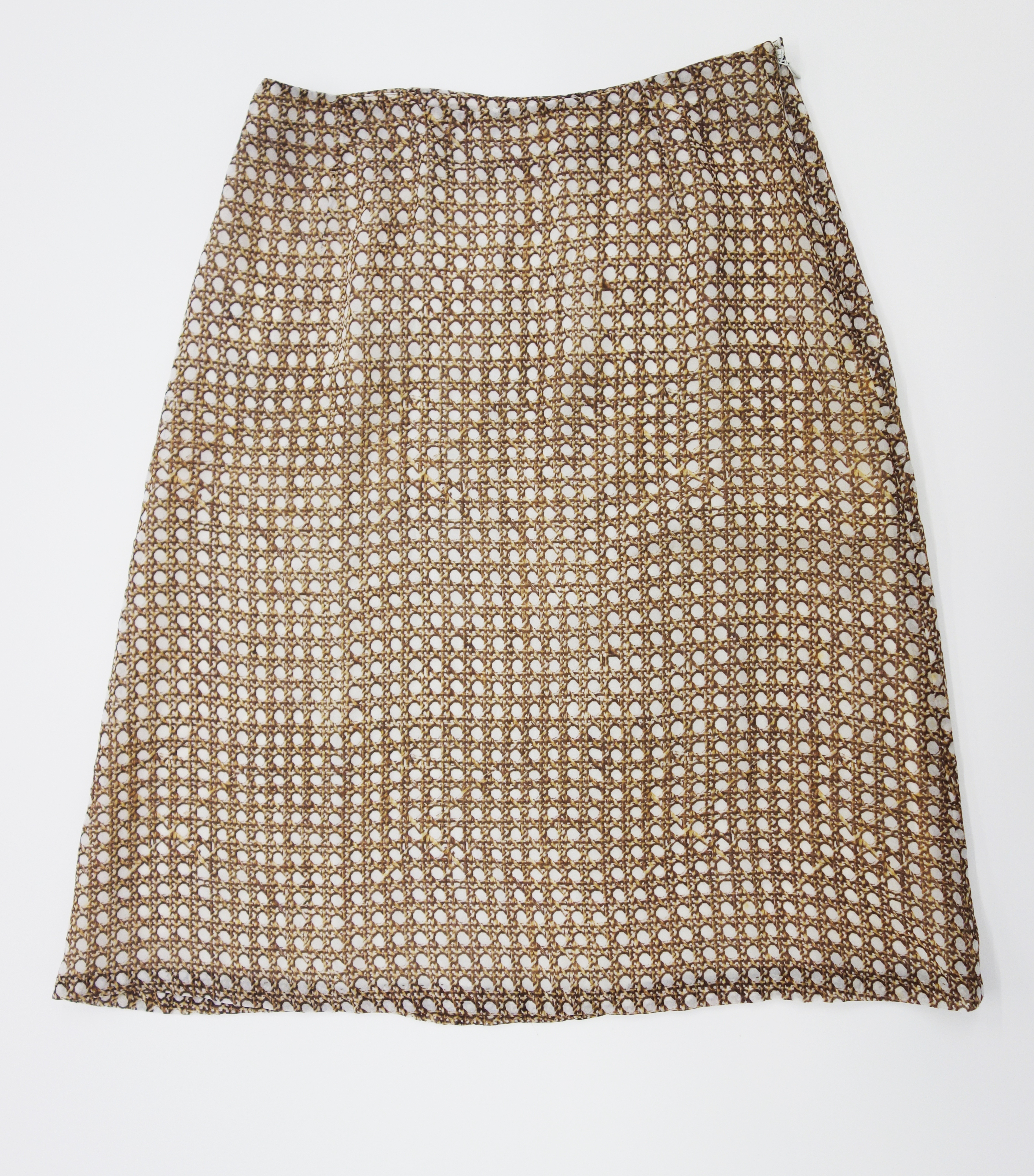 FW2004 Martin Margiela rattan skirt - Image 1