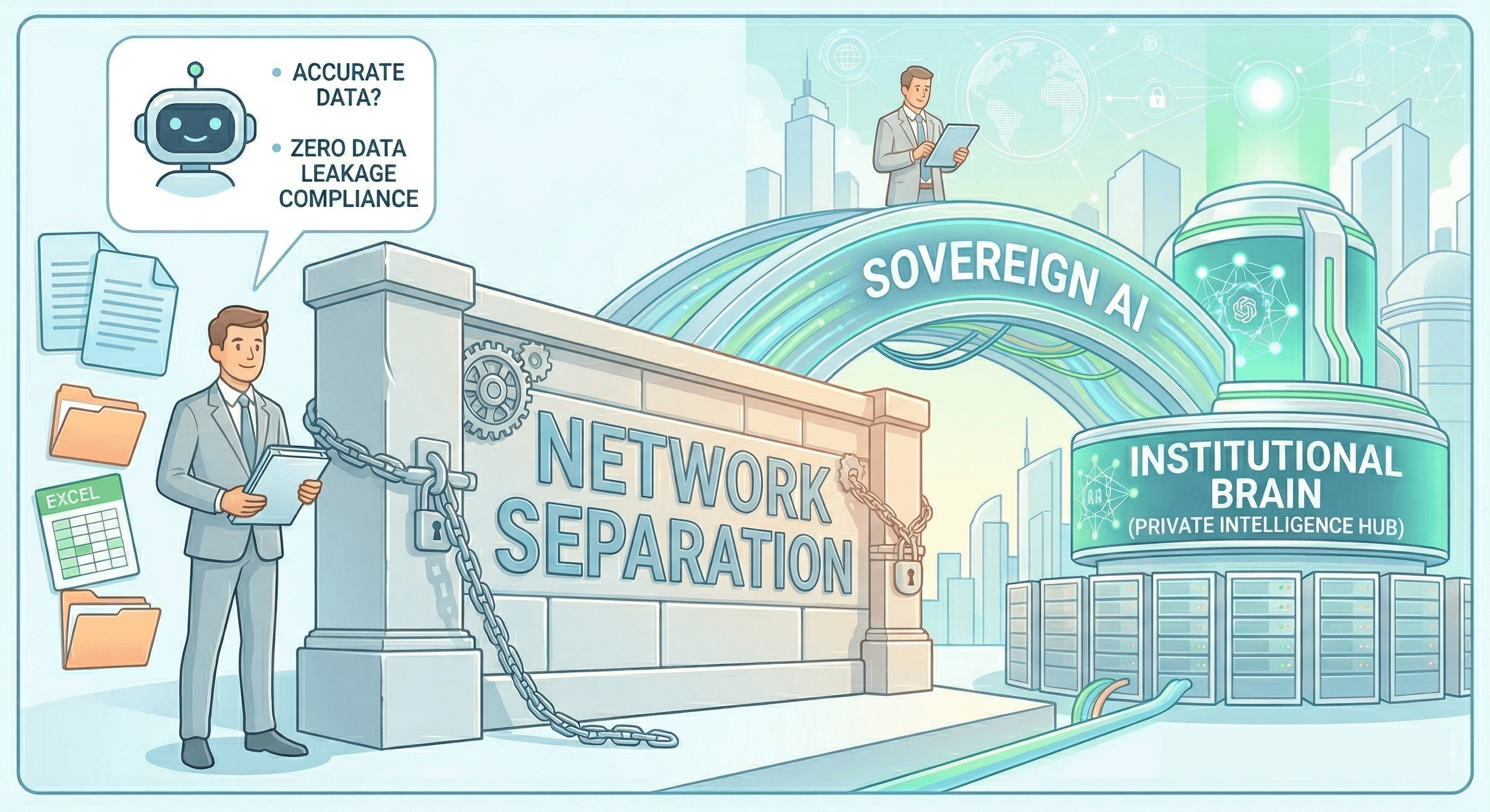 Financial AX: Overcoming Air-Gapped Barriers with Sovereign AI