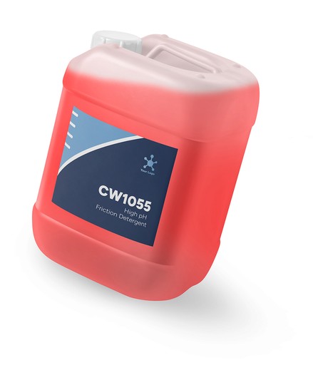 5 gallon drum with a placeholder label