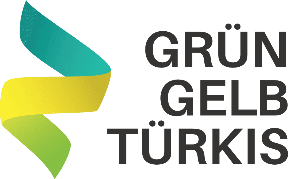 grün gelb türkis Logo