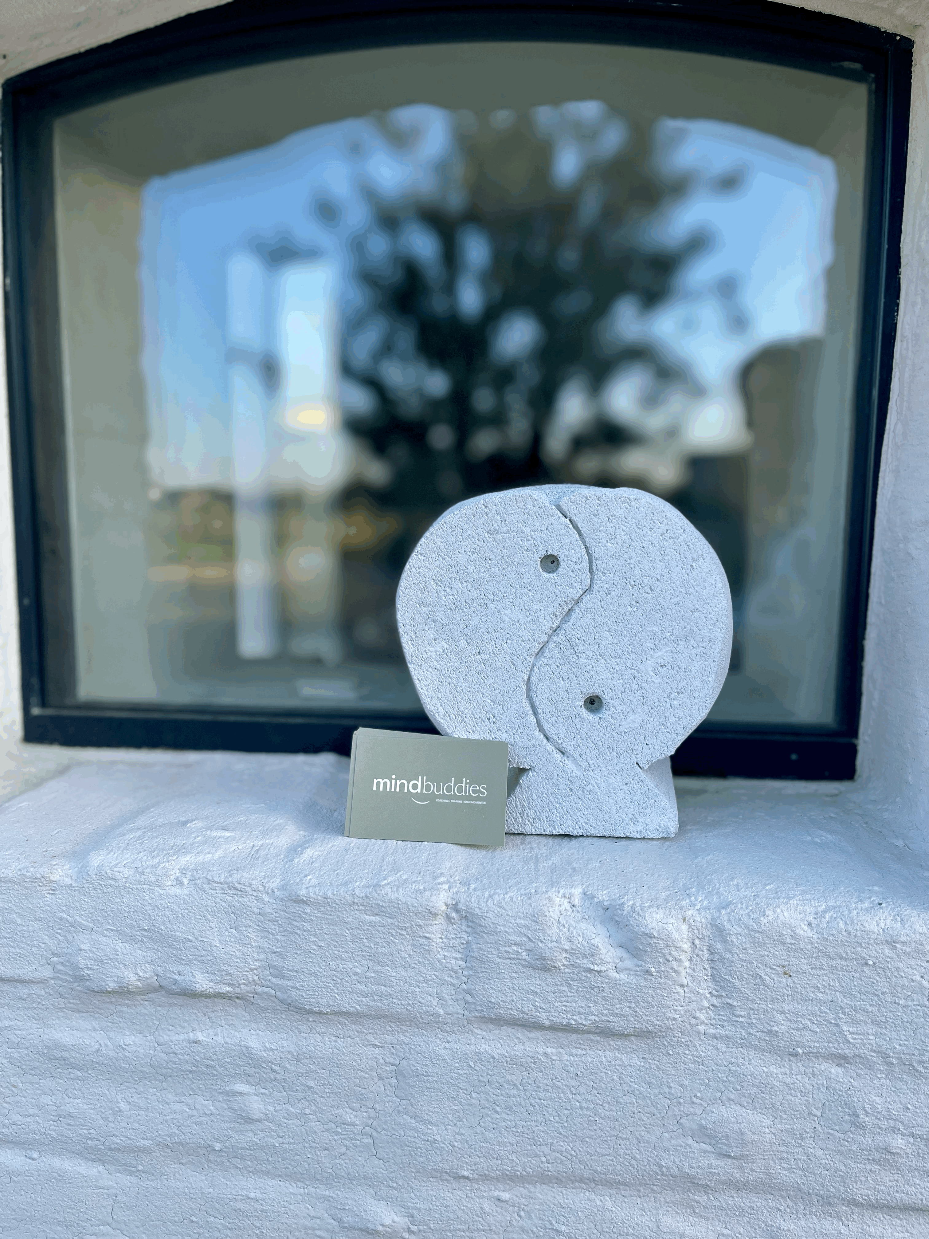 Dynamic picture of a cyclist riding downhill