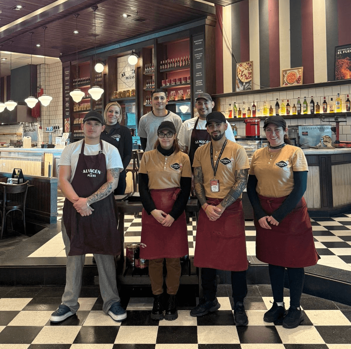 Equipo Almacén de Pizzas