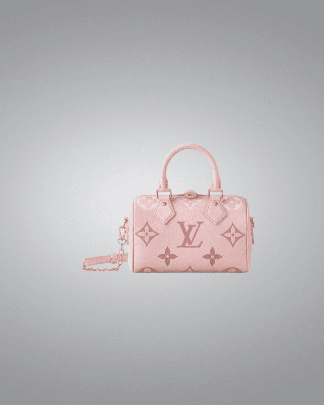 LV Speedy Bandouliere 20 in Pink