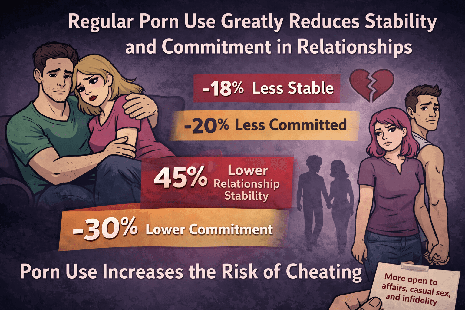 porn use linked to decreaed commitment in relationships