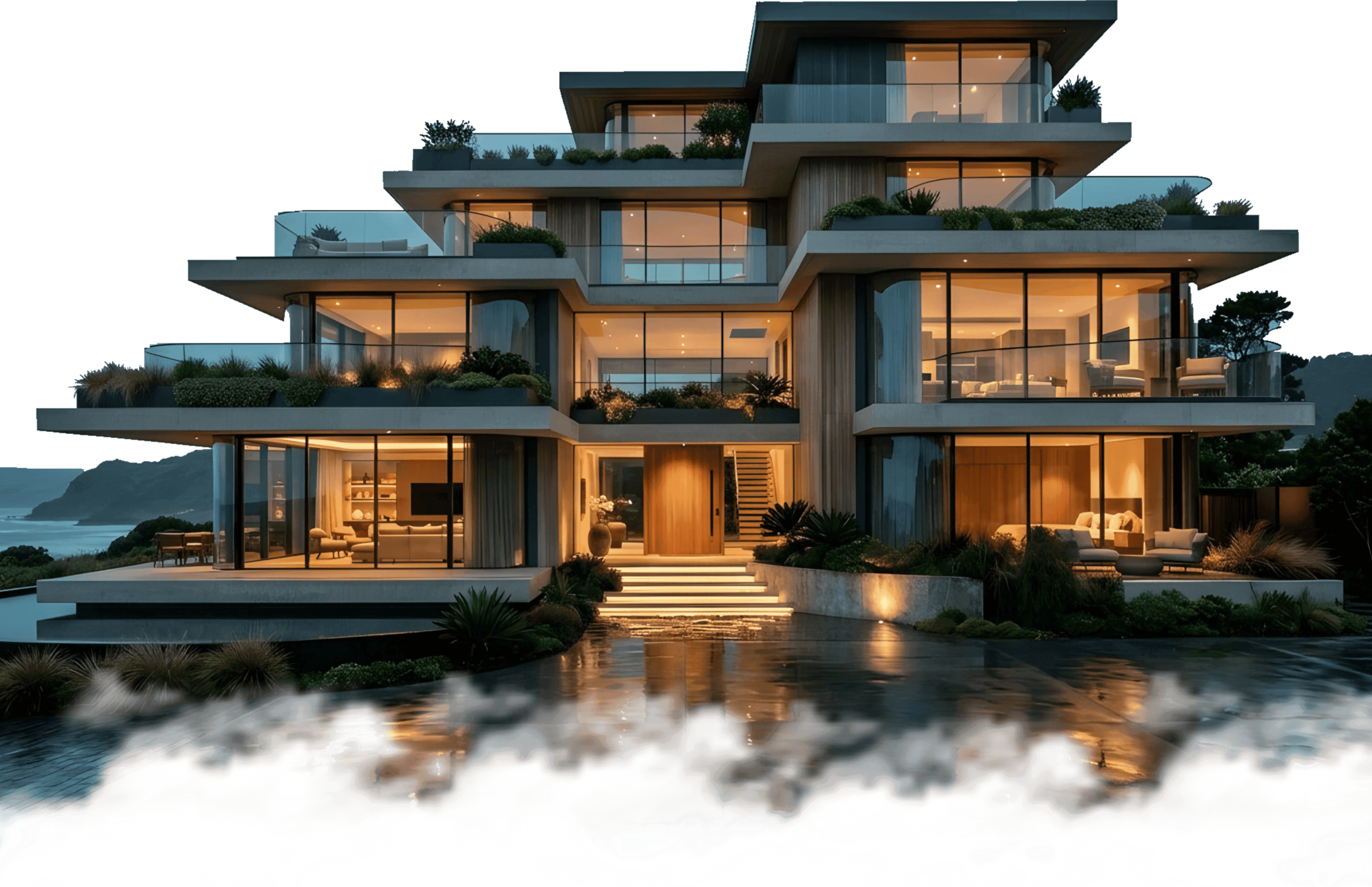 Luxury coastal residence