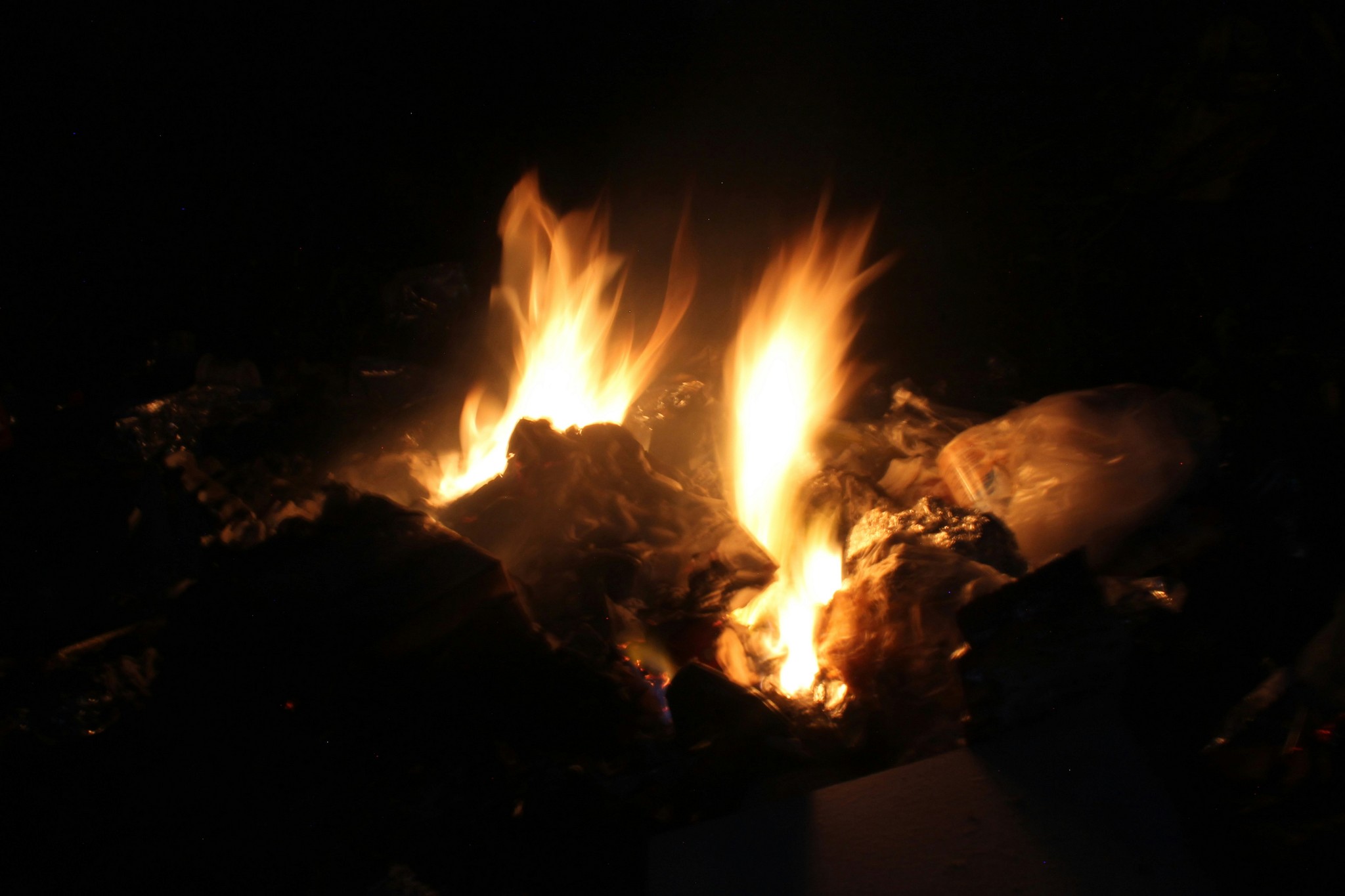 Fire distort