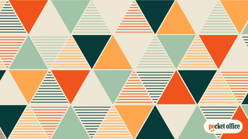 pocket office retro styled banner