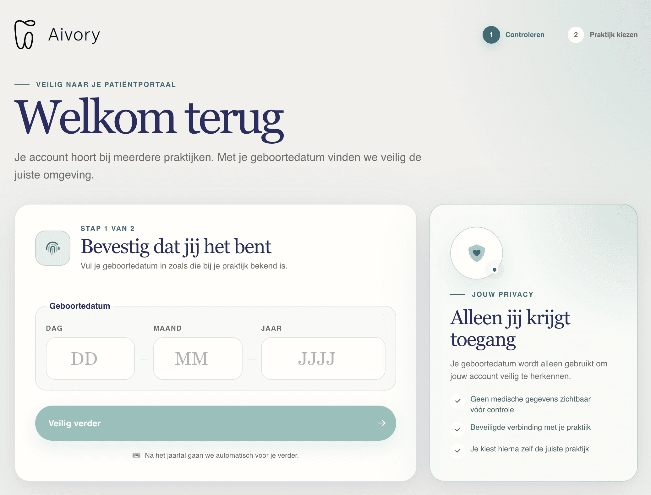 Patiëntenportaal van Tandartspraktijk Hurx
