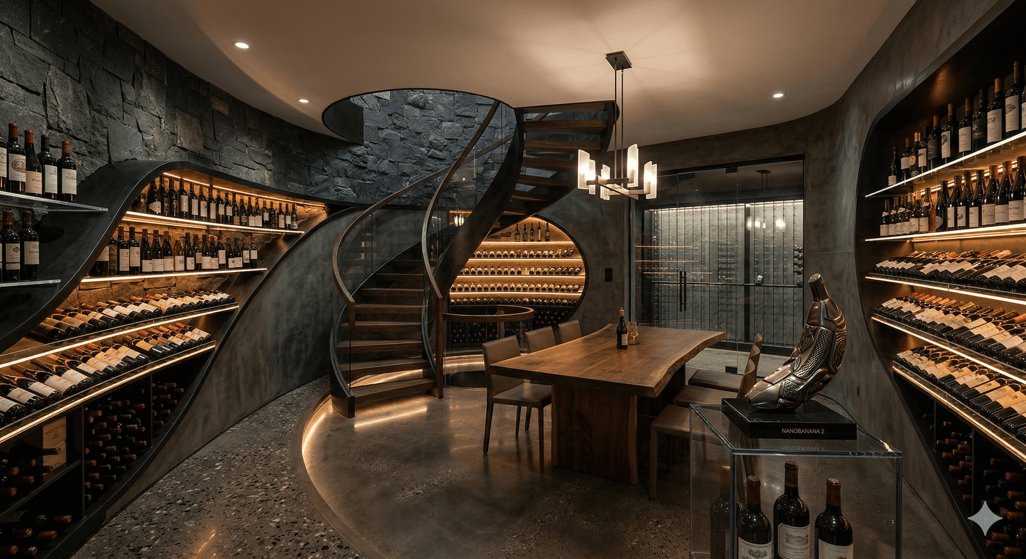 a room filled with lots of furniture and books