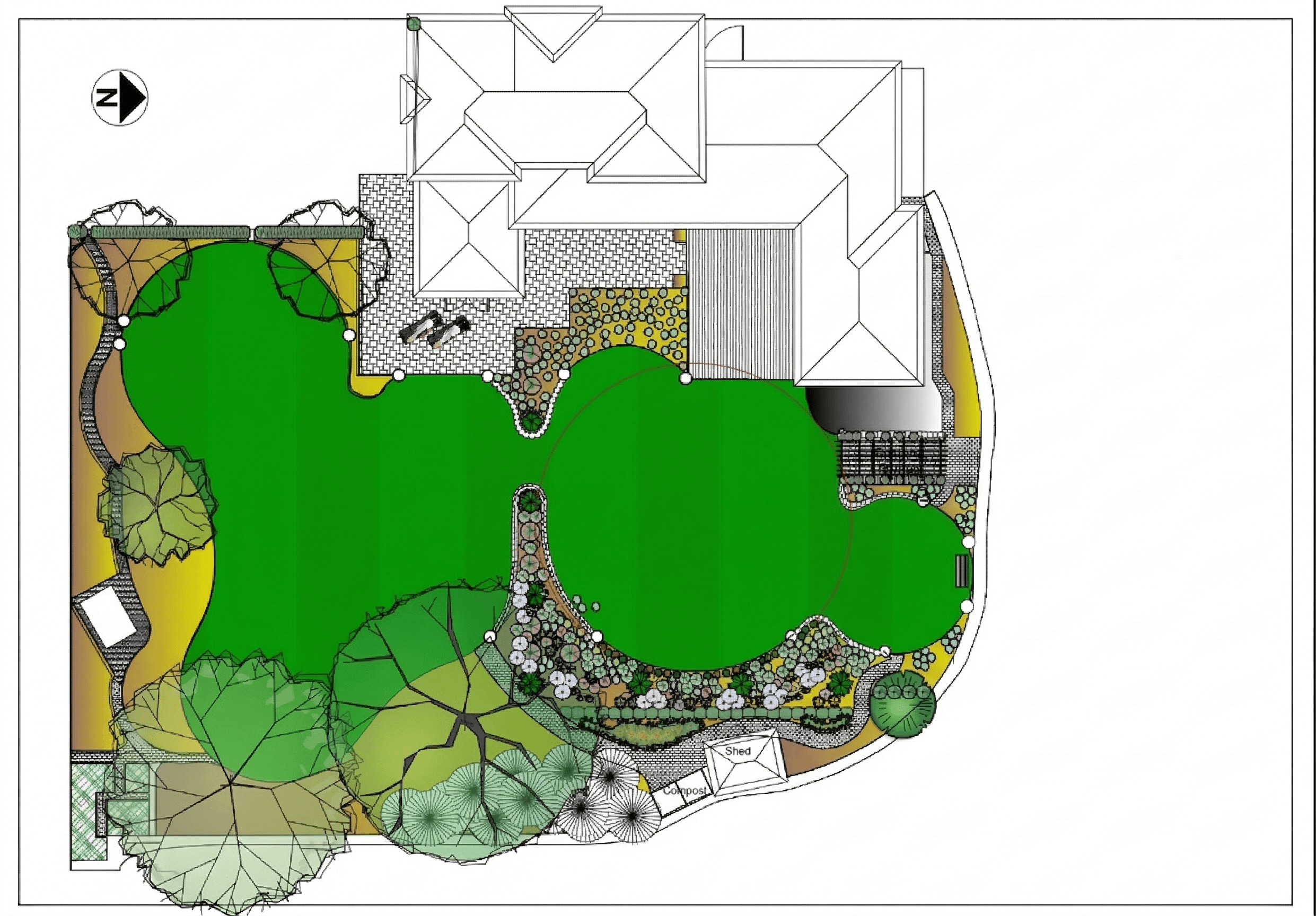 Landscaper and Landscaping gardening service template framer by real mehedi
