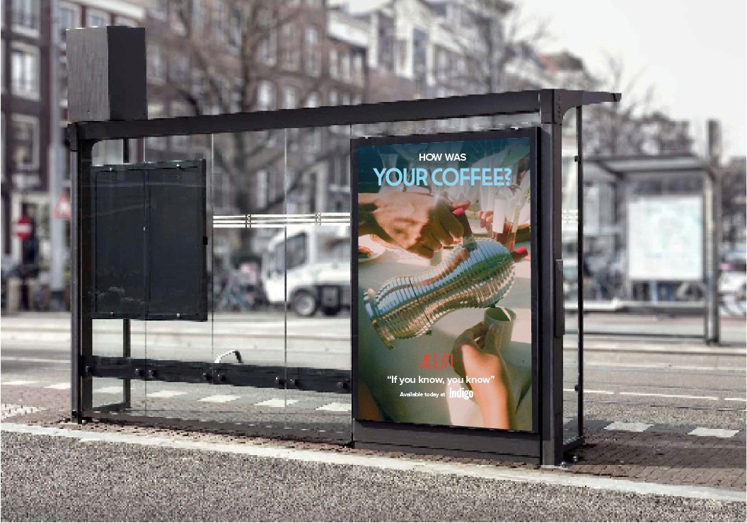 Bus stop ad