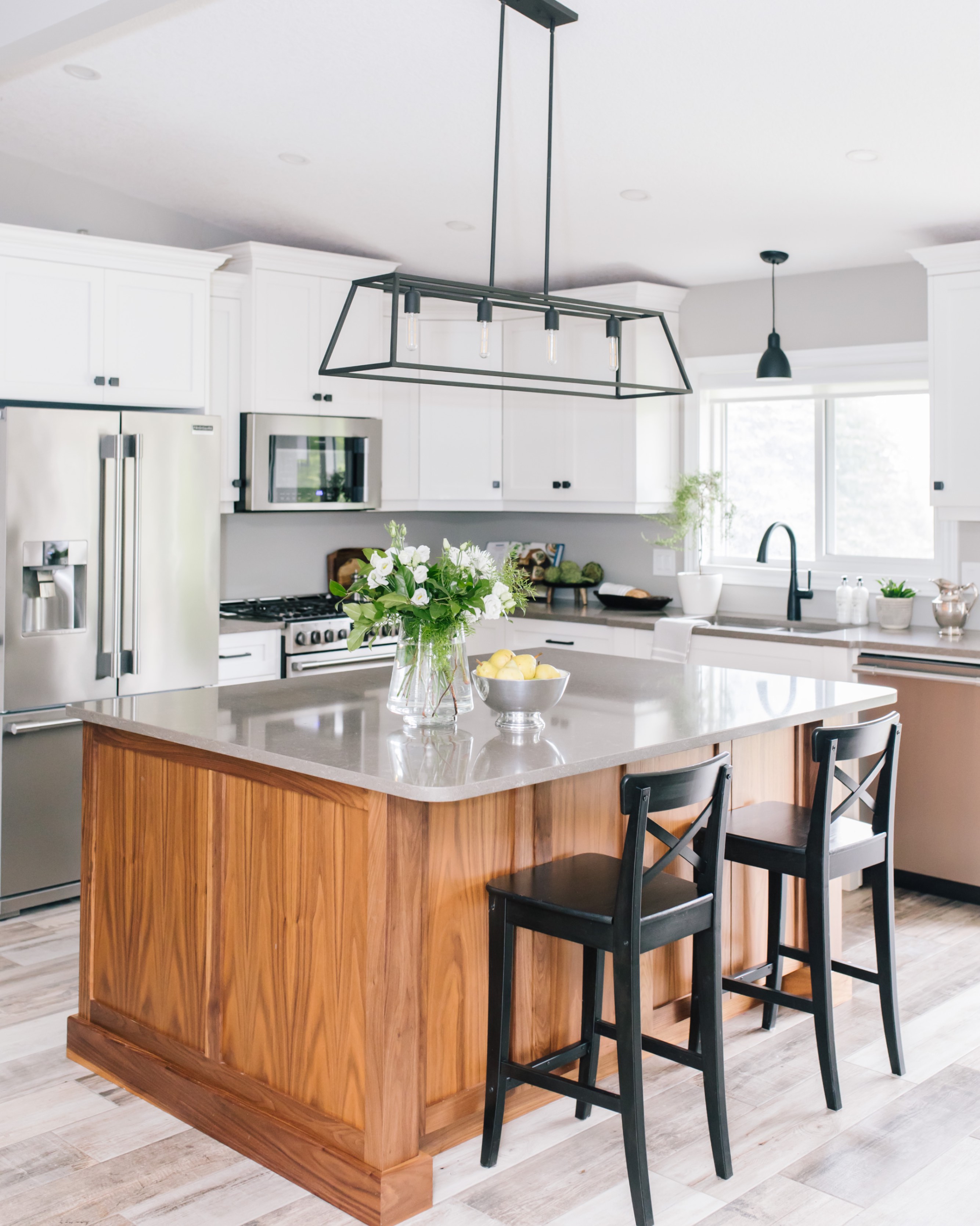 a white shelf with objects on it