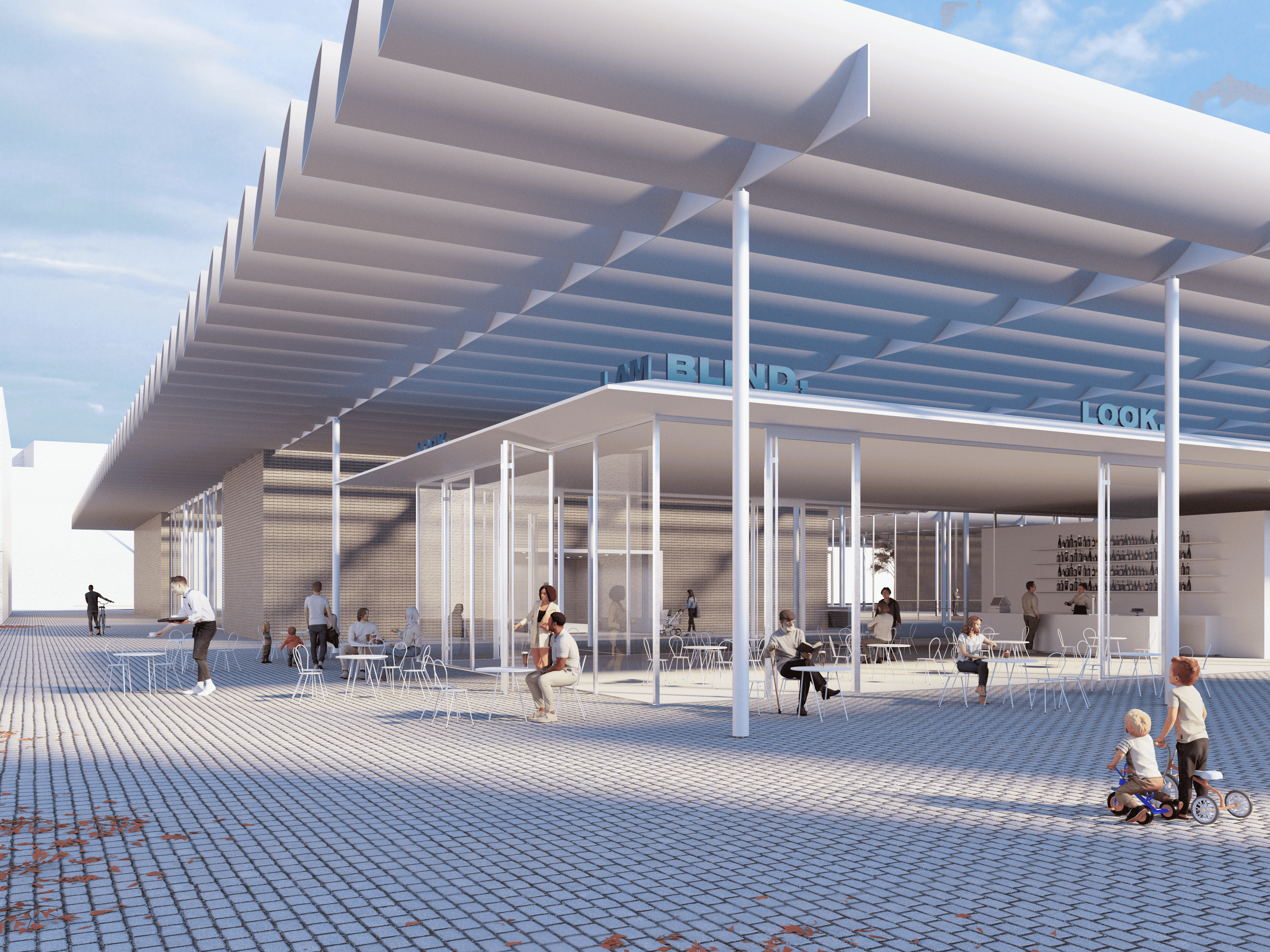 Trondheim Art Museum musée perspective café restaurant