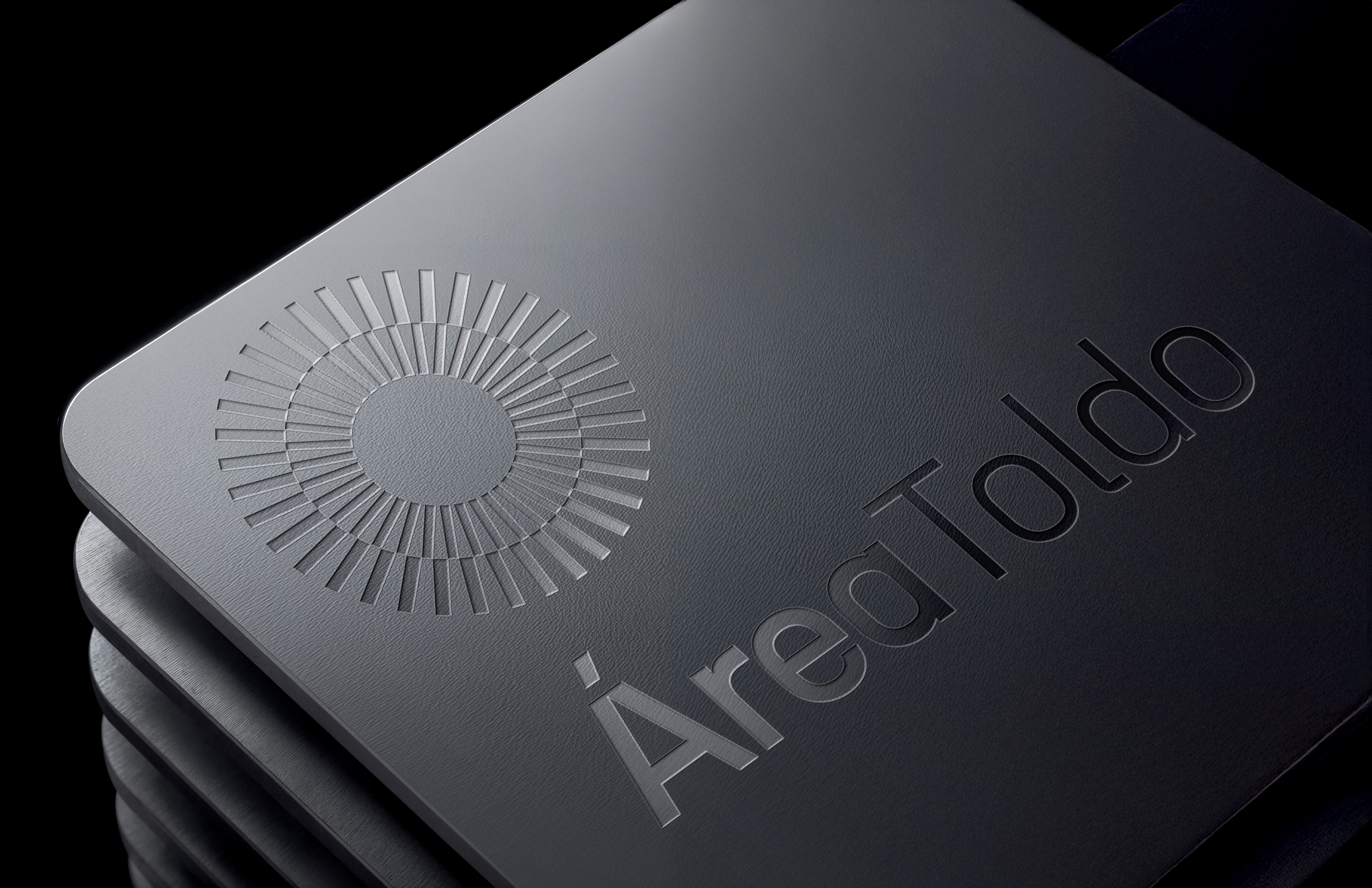 A man with some model buildings