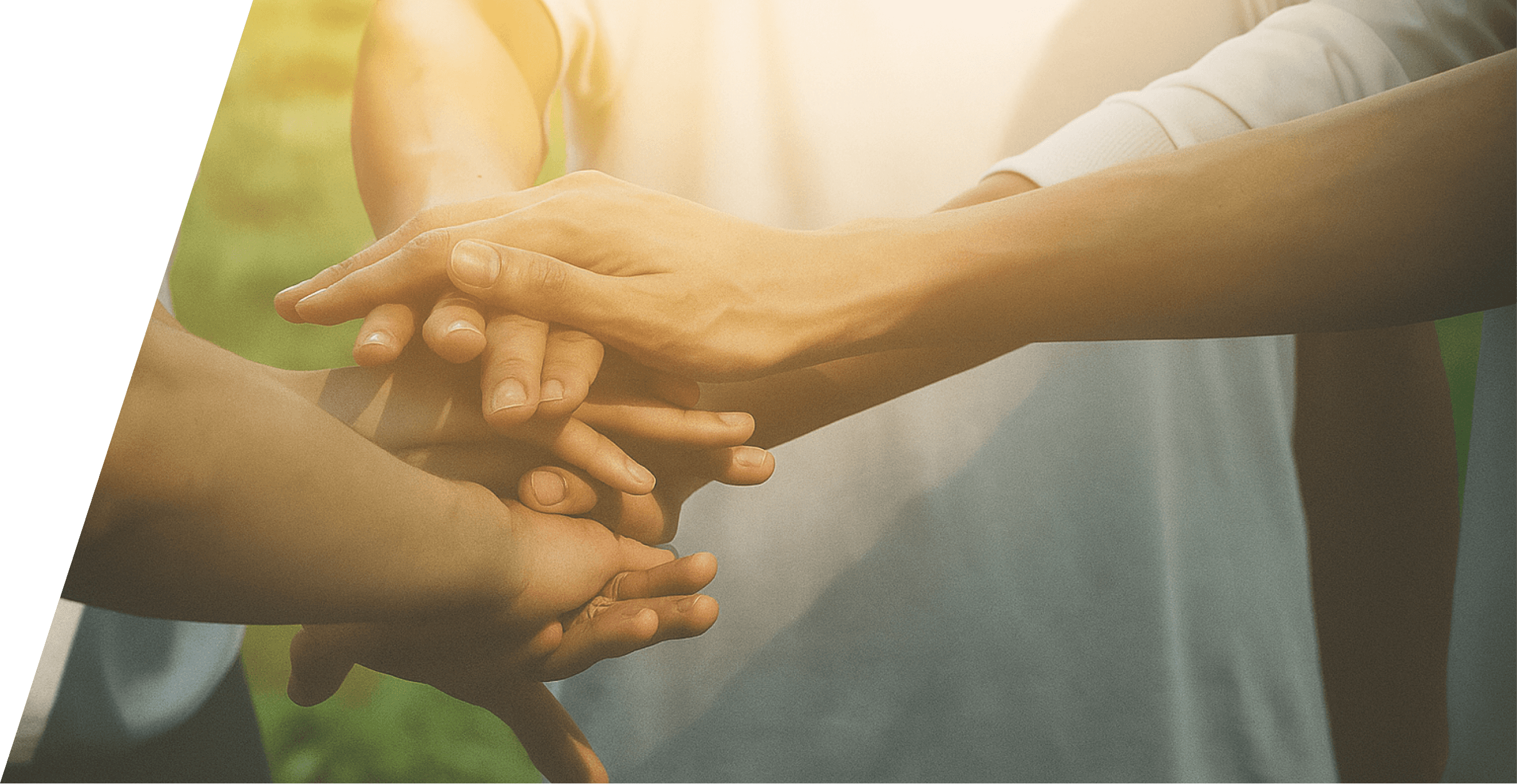 joining hands