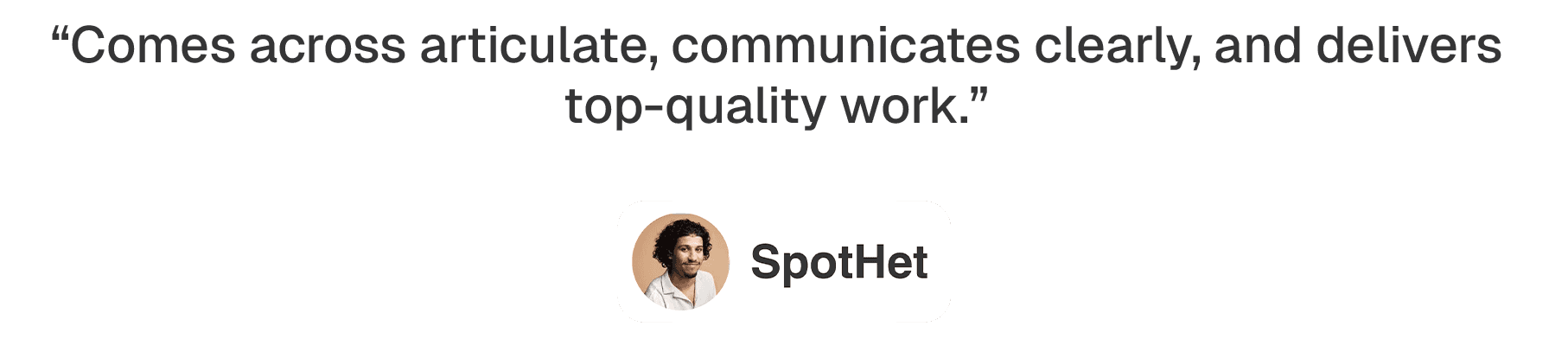 Client review 2