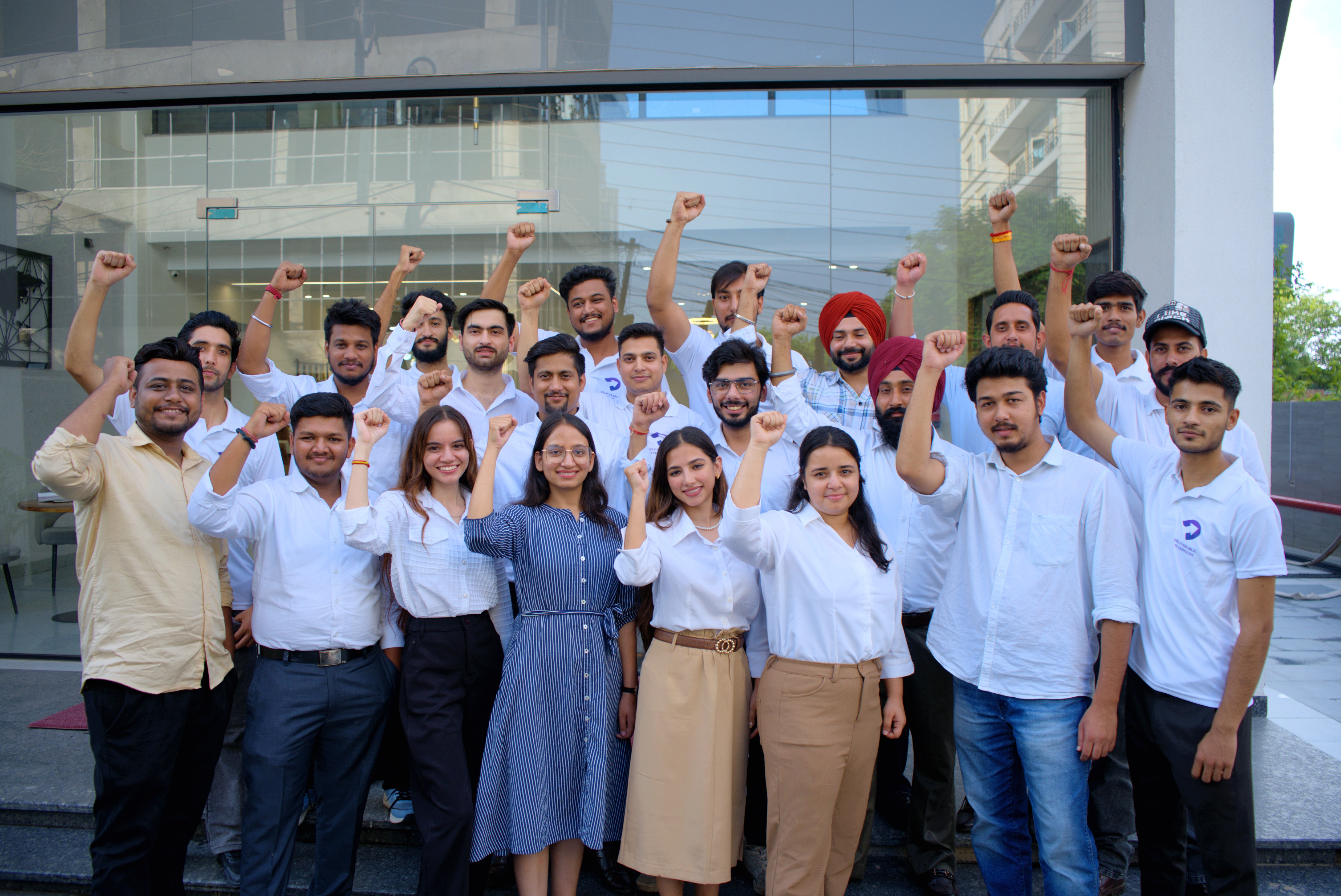 employees photoshoot