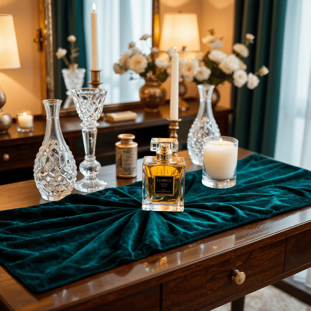 product photography of perfume bottle