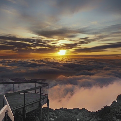 从威灵顿山顶俯瞰令人叹为观止的景色