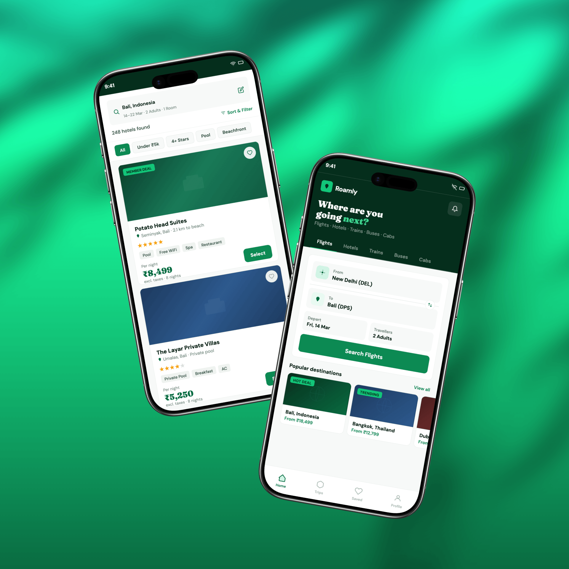 Roamly Mobile Mockup