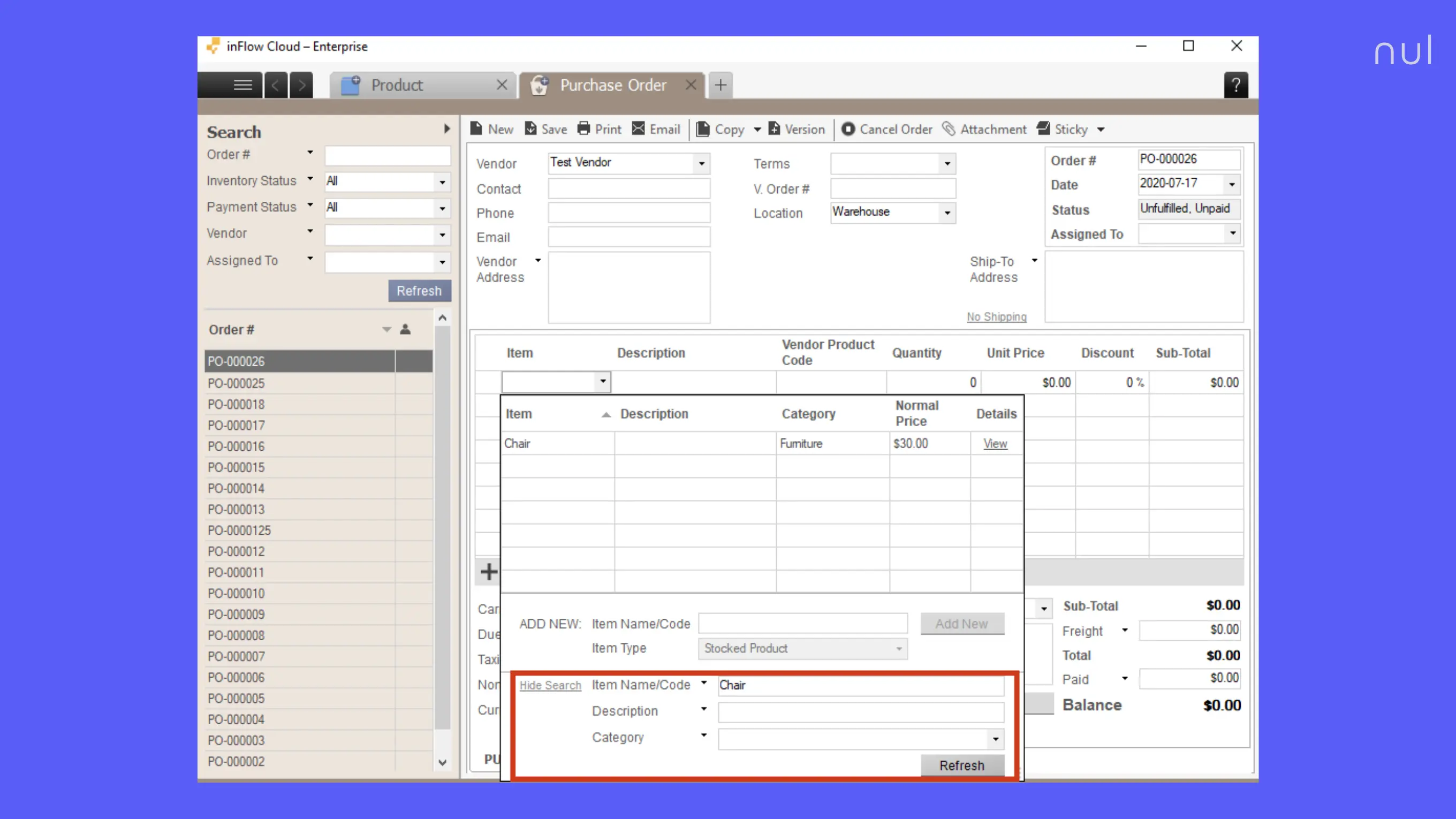 inFlow Inventory is a full-feature platform.