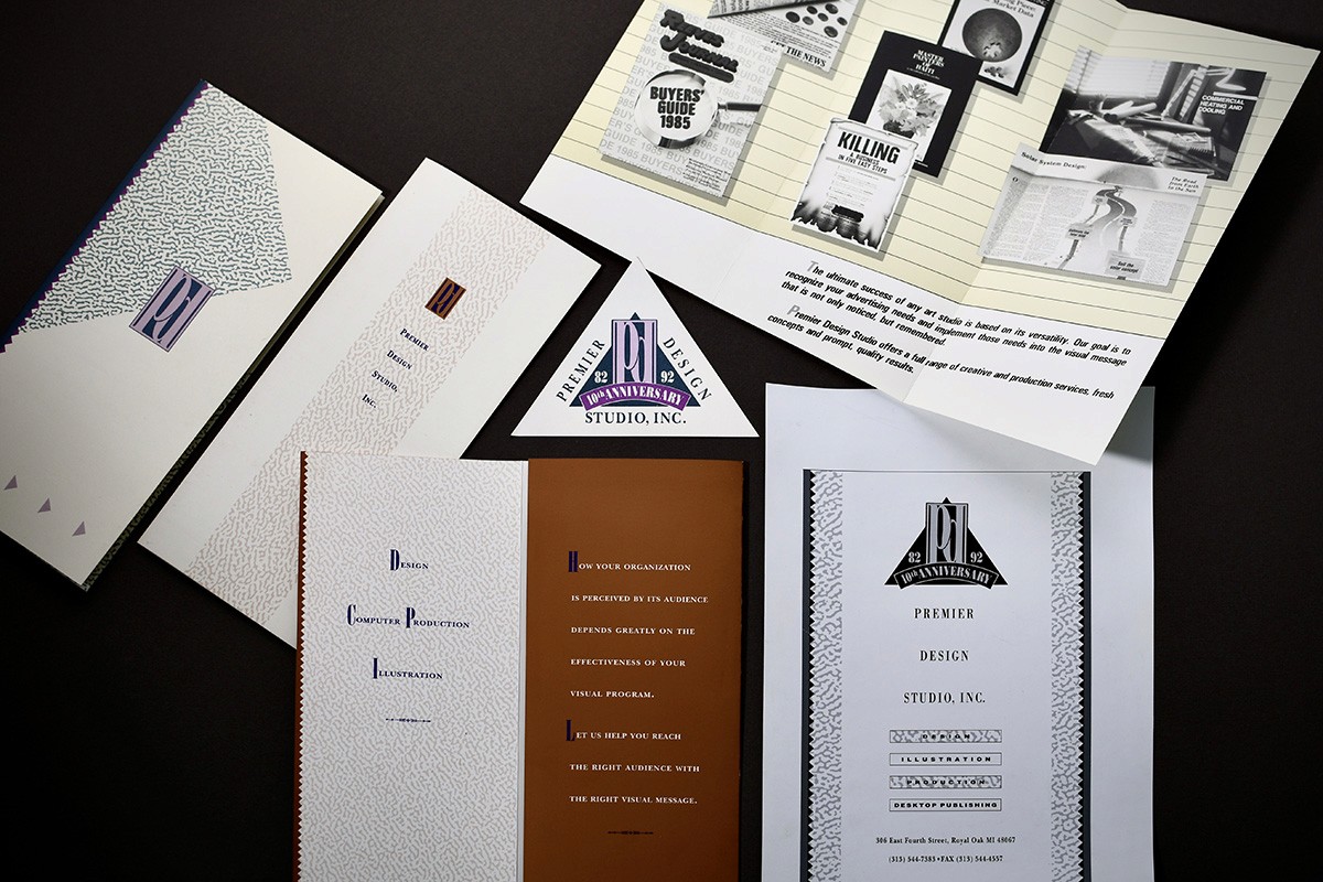 Premier Design Studio Logo update 1992